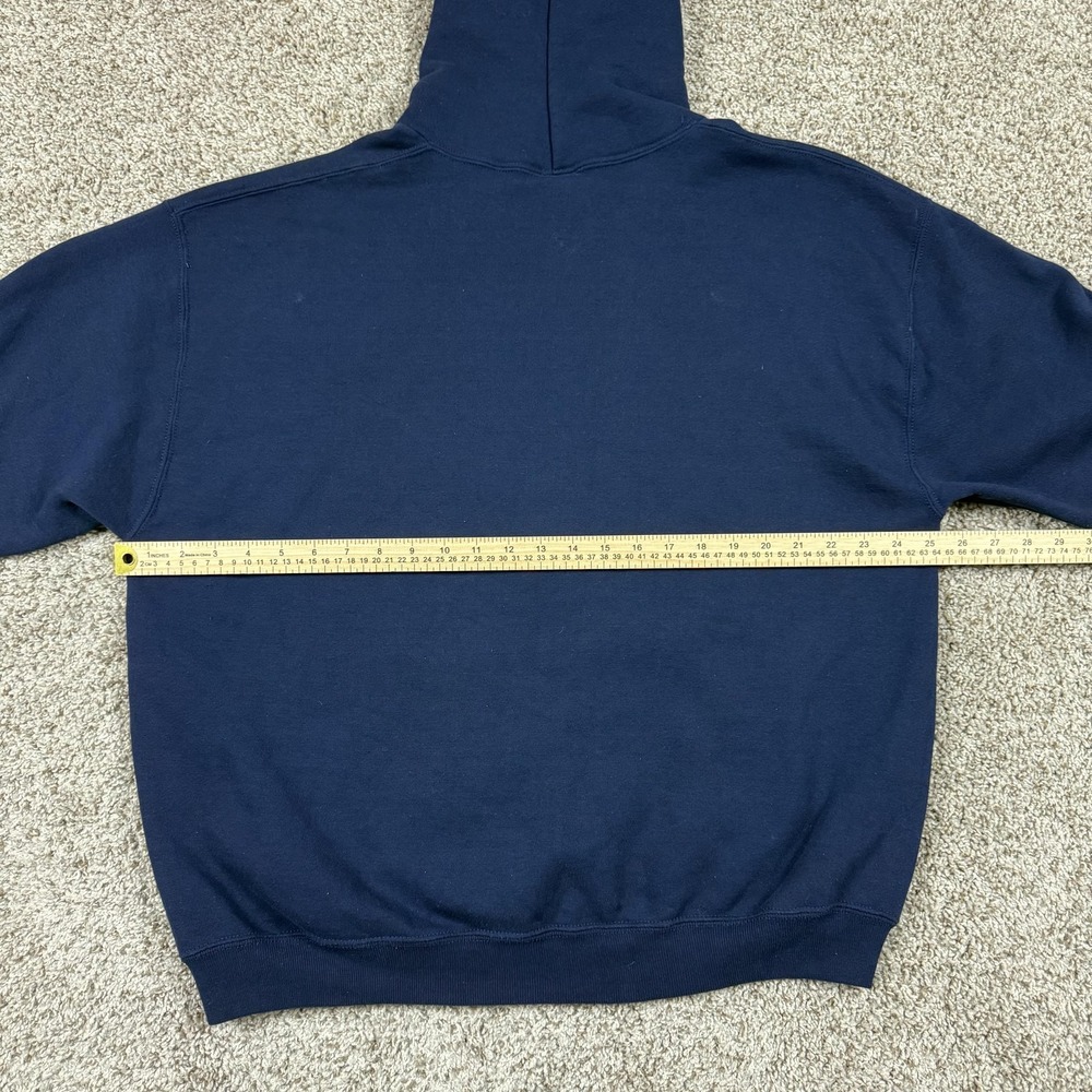 Vintage Russell Athletic Hoodie Adult XL Blue Princeton Tigers Sweatshirt 90s - Picture 14 of 15